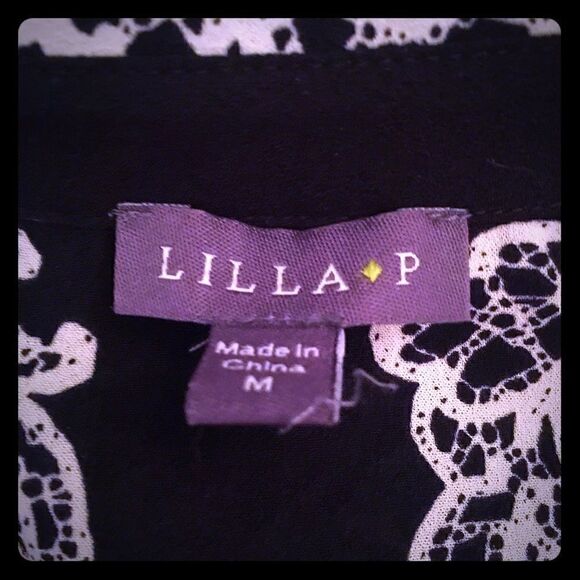 New! LILLA P Luxury  2 Layer shirt Dress - Picture 6 of 6